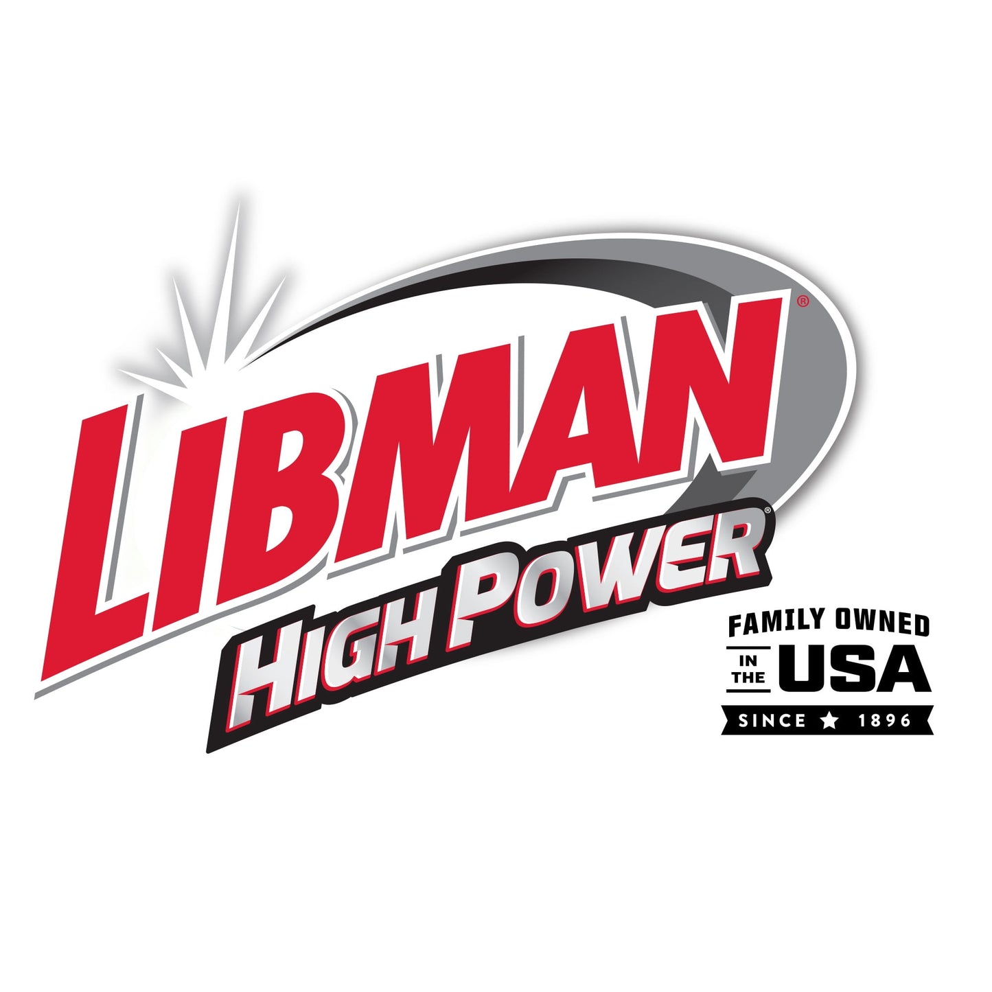 Libman 18" High Power Multi-Surface Push Broom with Steel Handle