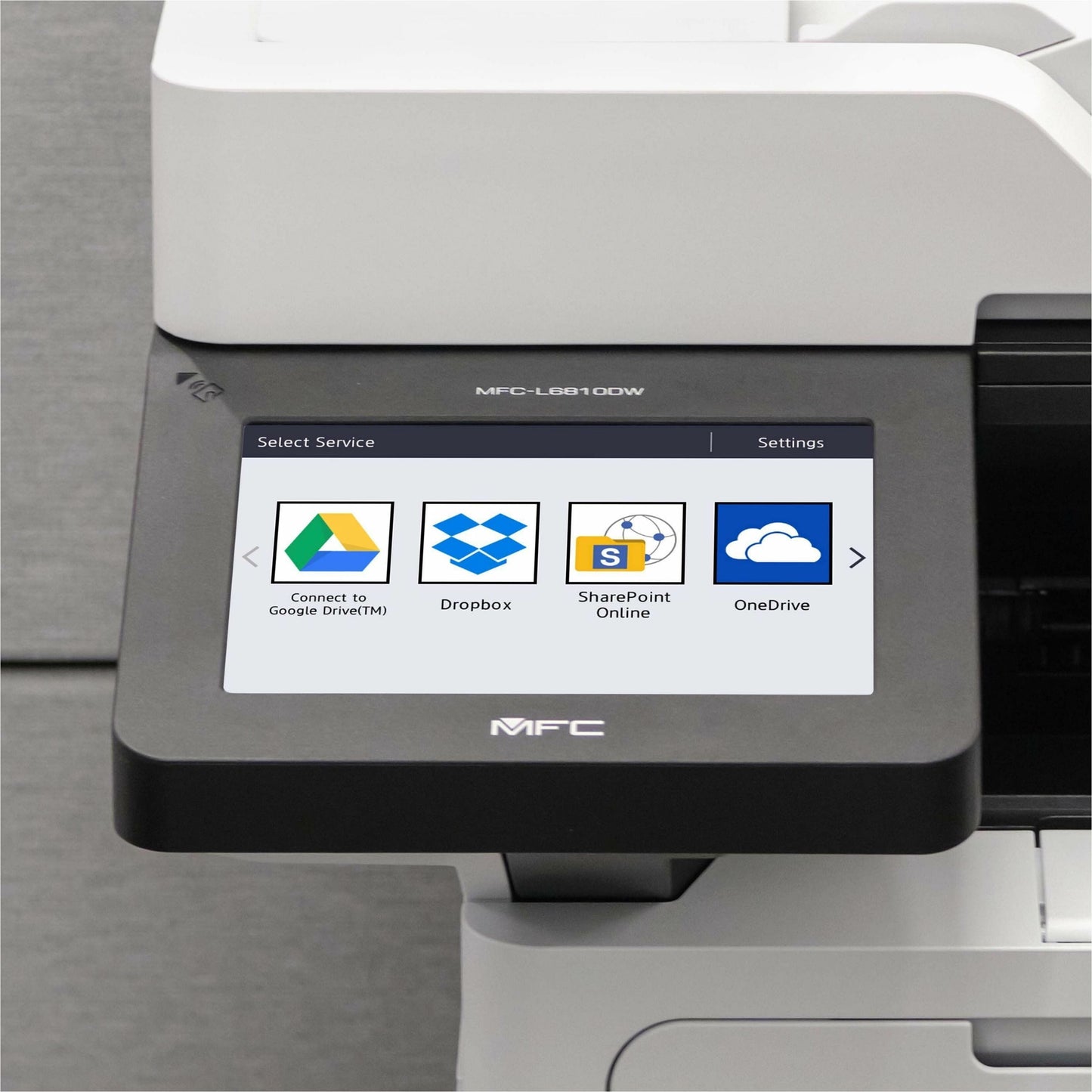 Brother MFC-L6810DW Enterprise Monochrome Laser All-in-One Printer with Low-cost Printing, Large Paper Capacity, Wireless Networking, Advanced Security Features, and Duplex Print, Scan, and Copy