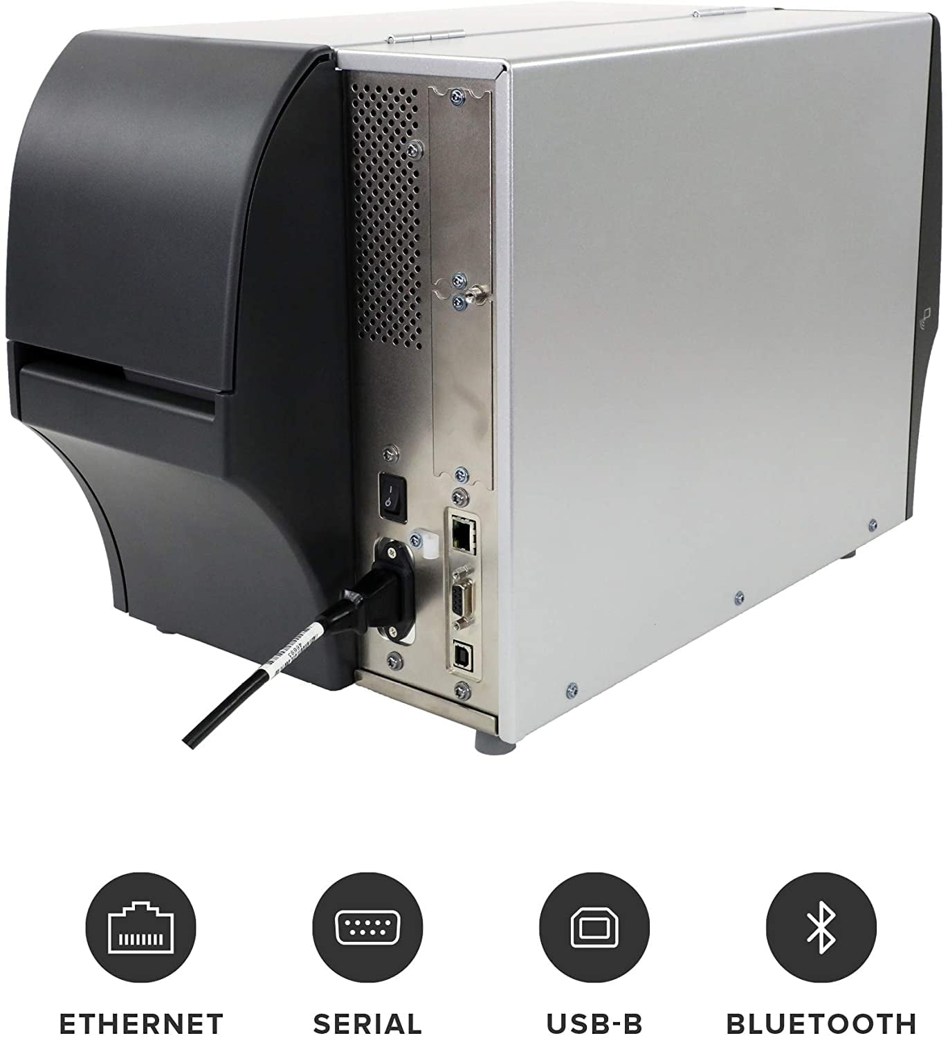 Restored Zebra ZT411 Industrial Thermal Transfer / Direct Thermal Label Printer – 203 DPI, 4-inch Print Width, USB, Serial, Ethernet, Bluetooth – ZT41142-T010000Z (Refurbished)