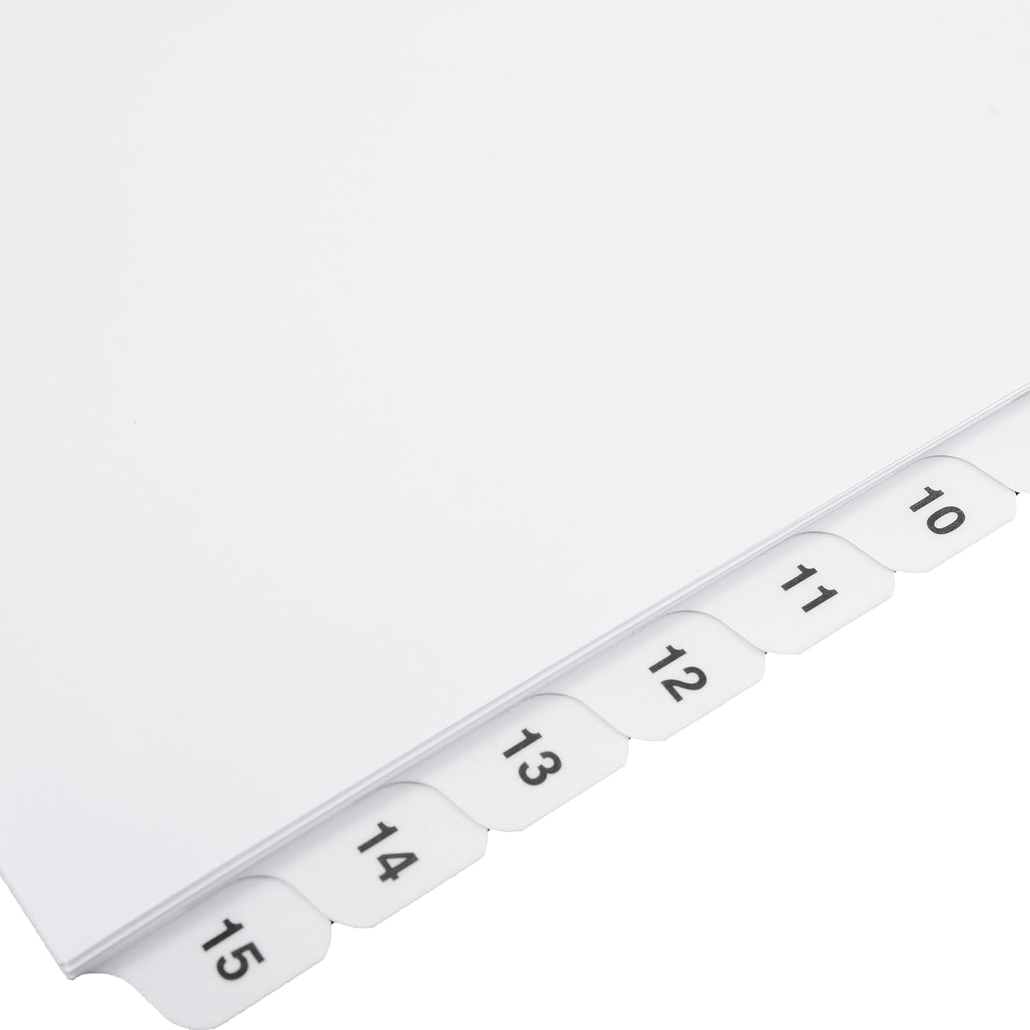 1-15 Side Tab Dividers