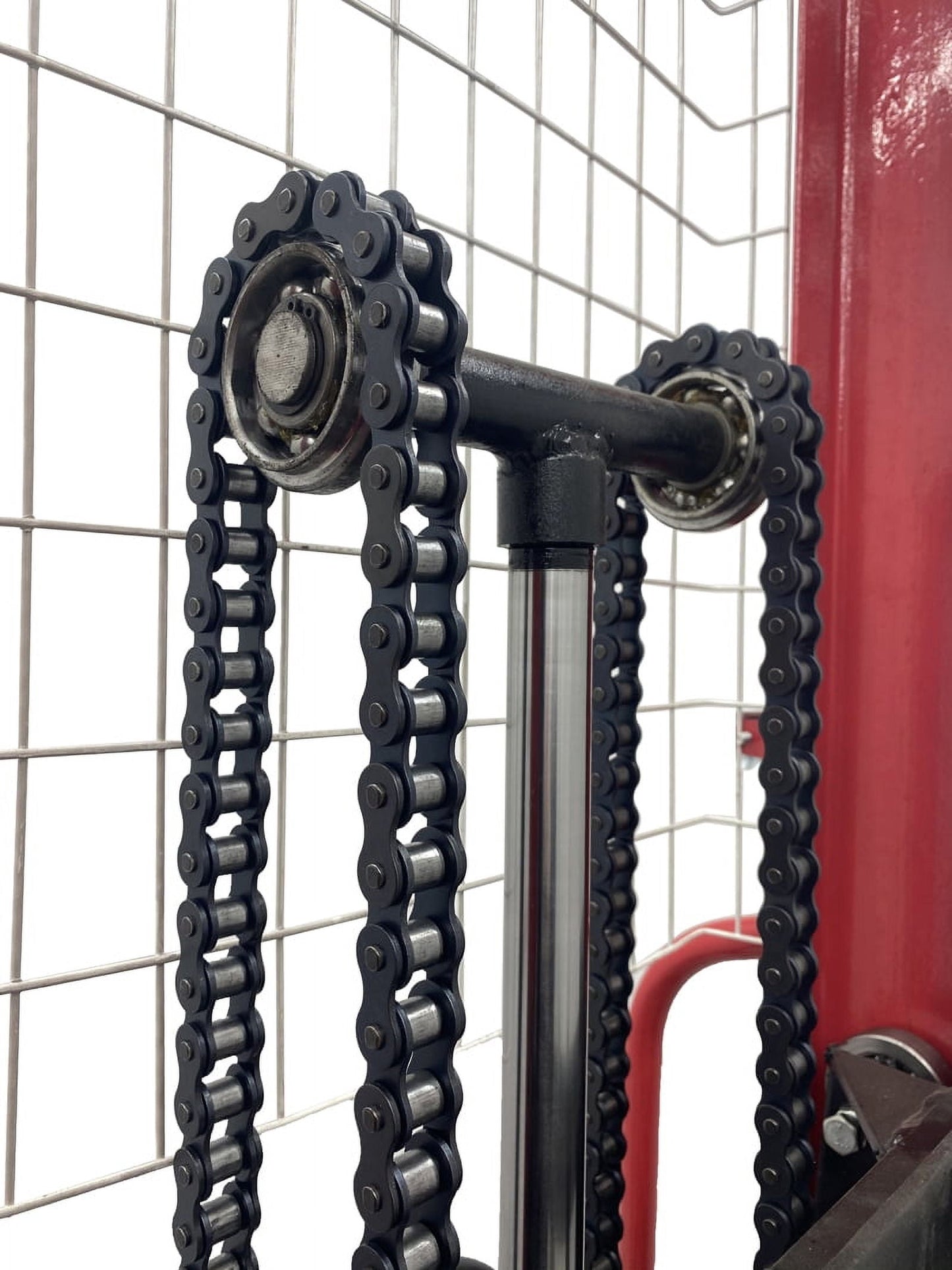 Manual Hand Stacker 4400lbs Hydraulic Pallet Forklift