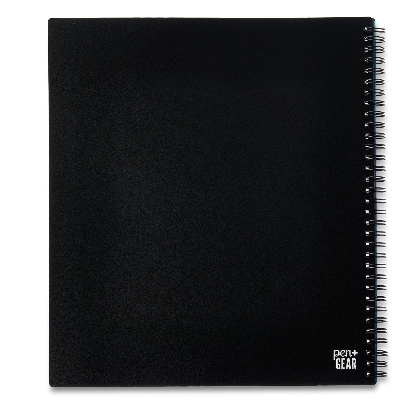 Pen+Gear 12 Pocket Spiral Poly File Organizer, Black File Folder