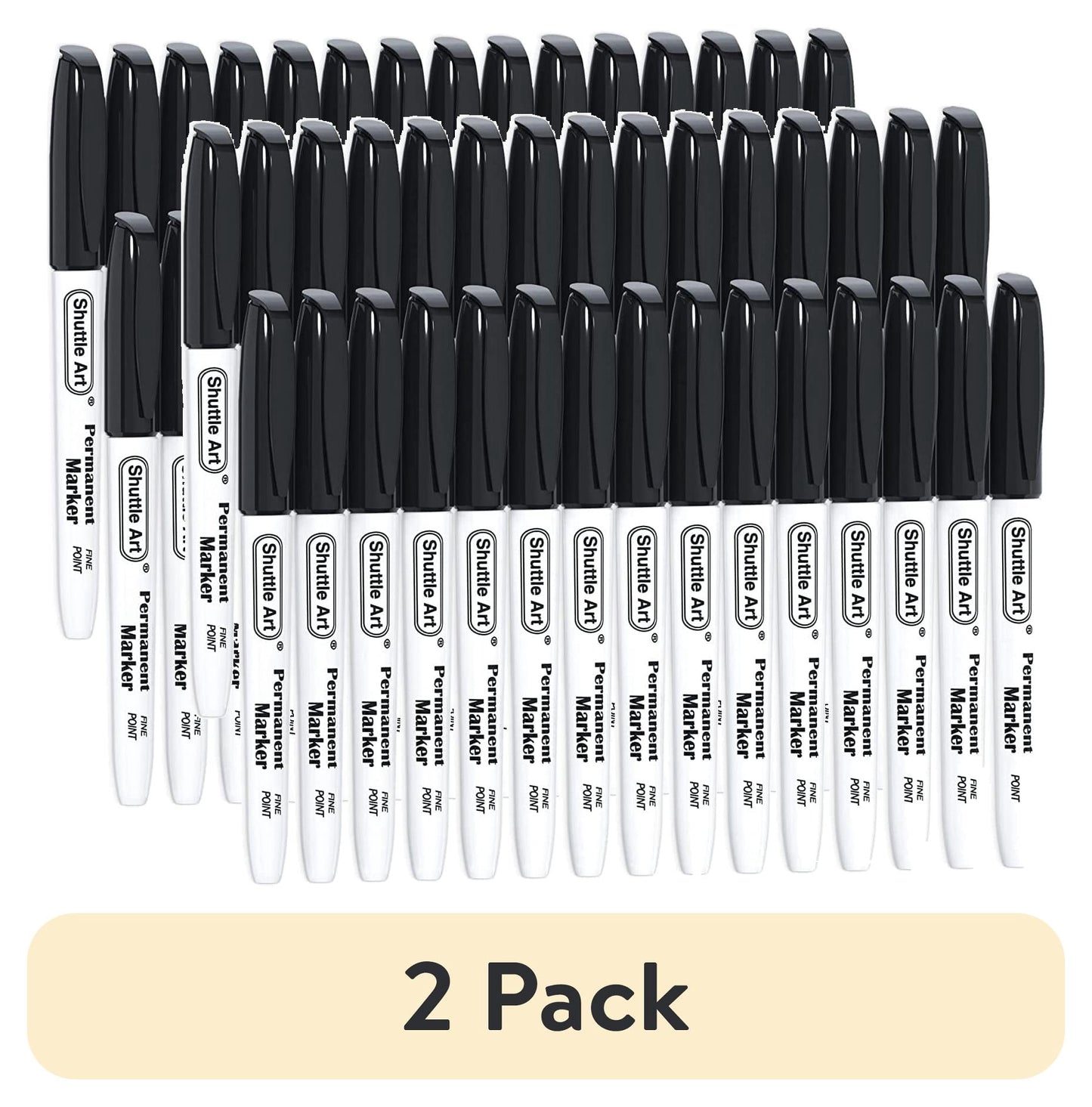 Permanent Markers,Shuttle Art 30 Pack Blue Permanent Marker set,Fine Point, Works on Plastic,Wood,Stone,Metal and Glass for Doodling, Marking