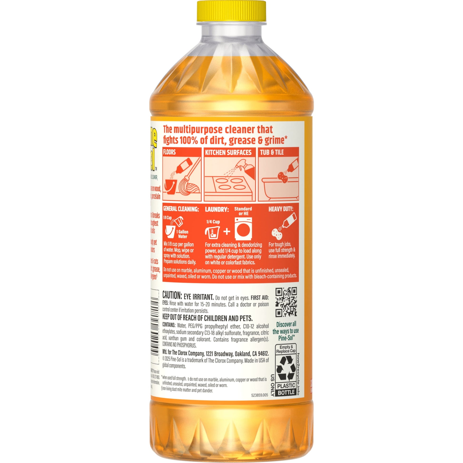Pine-Sol Multi-Surface Cleaner, Tropical Breeze, 48 Fluid Ounces