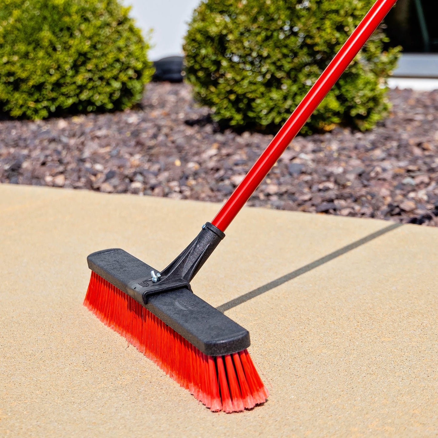 Libman High Power 24" Multi-Surface Push Broom with Steel Handle