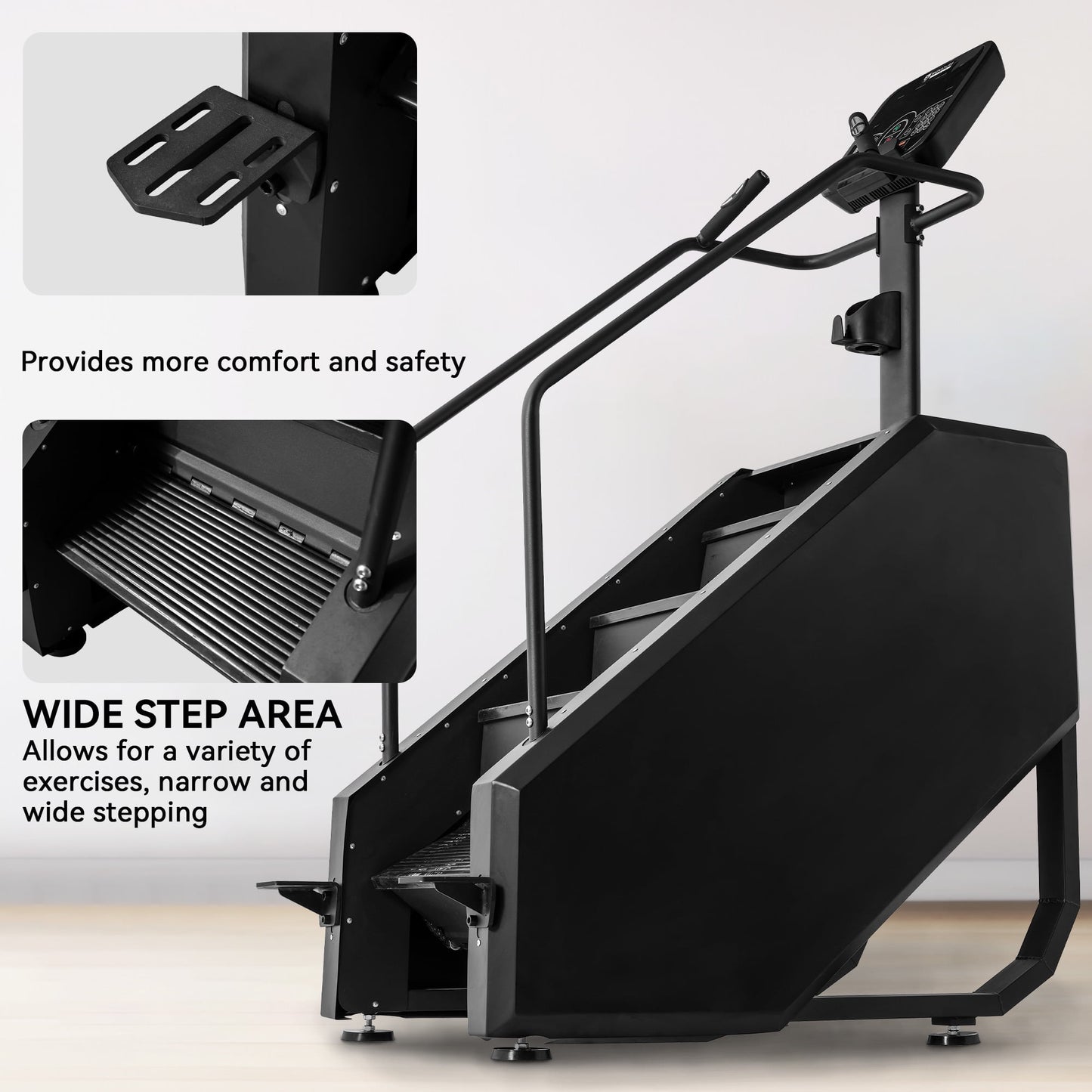BalanceFrom Stair Climber Commercial Grade Stair Stepper Machine for Cardio and Lower Body Workouts