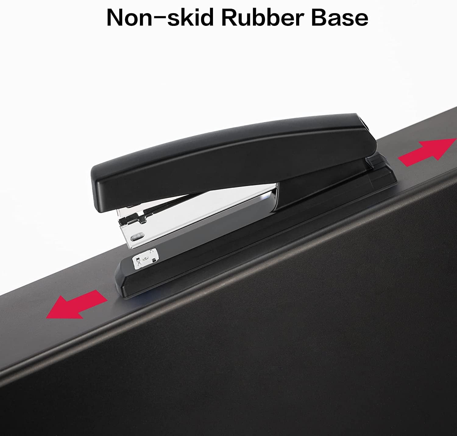 Deli Stapler, Desktop Stapler, Office Stapler, 20 Sheet Capacity, Includes 1000 Staples and Staple Remover, Black