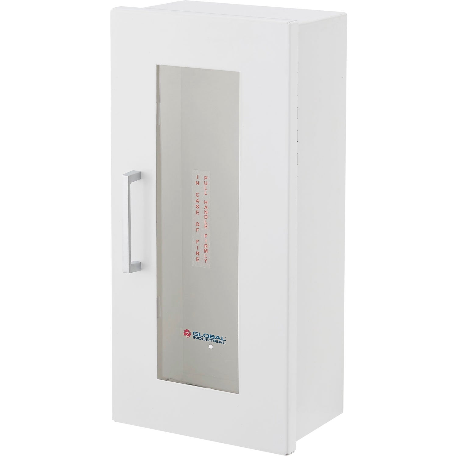 Global Industrial Fire Extinguisher Cabinet, Surface Mount, Fits 2-1/2-5 Lbs.