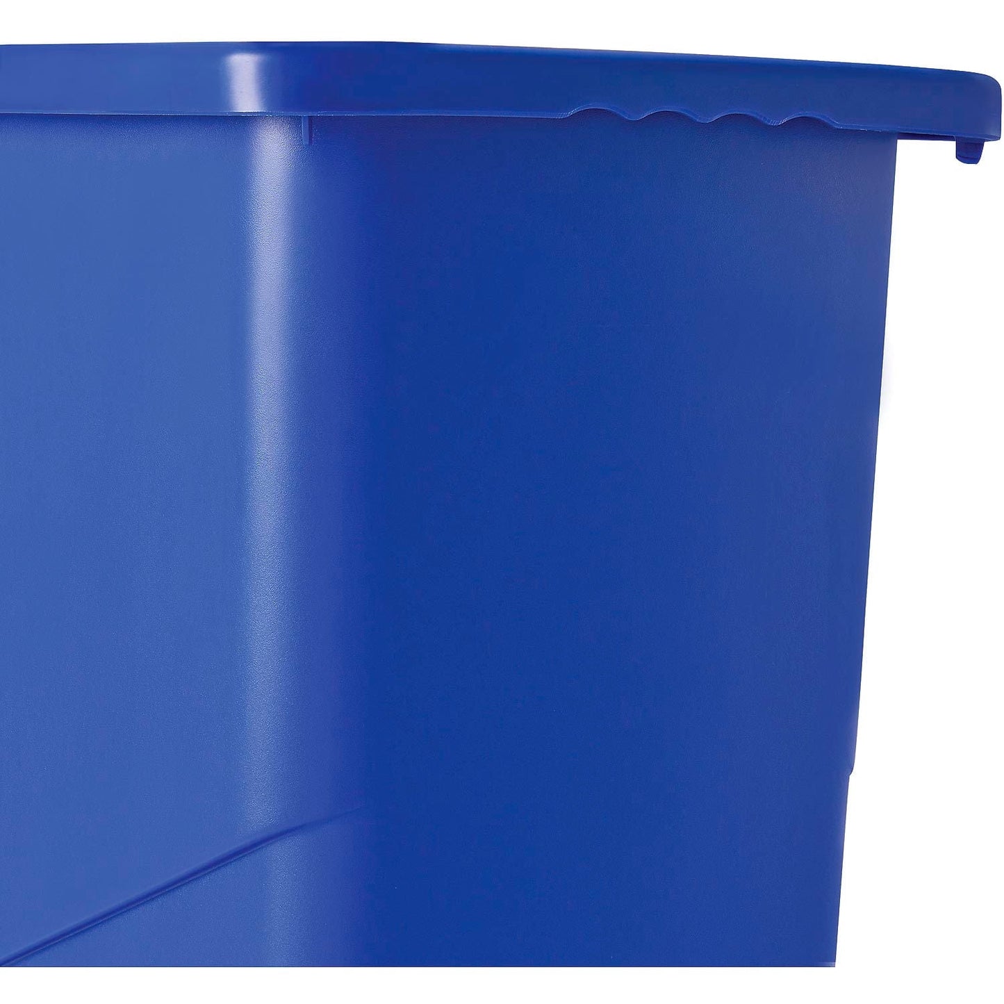 Global Industrial Slim Trash Container, 23 Gallon, Blue