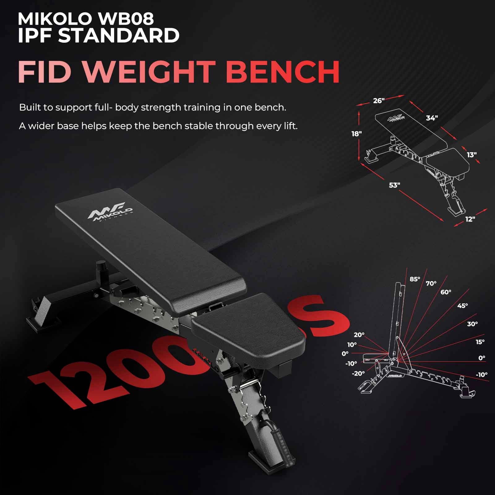 Mikolo Smith Machine Home Gym, 2200 lbs Power Rack Cage with Cable Crossover, Power Rack with 1200LB Capacity Adjustable Weight Bench and 230 lbs Weight Plate, Total Body Strength Training Equipment