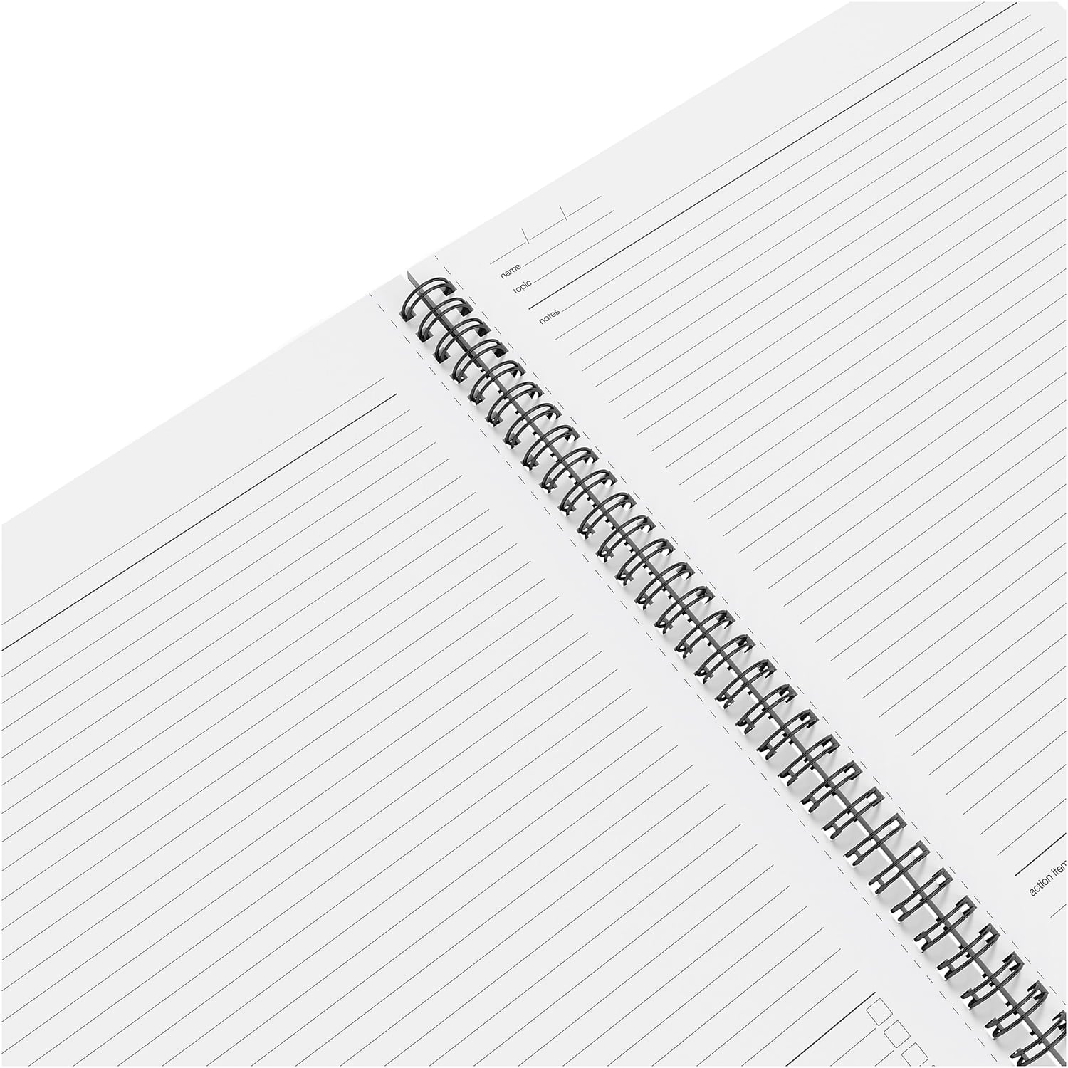 MyOfficeInnovations Large Soft Cover Meeting Notebook Blk TR54985 24377312