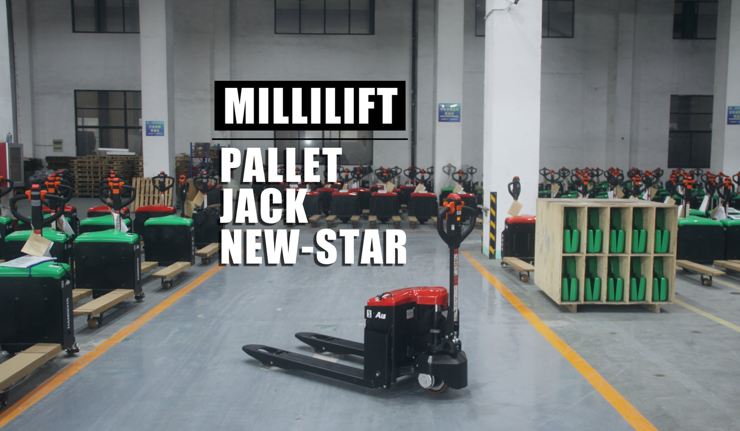 MILLILIFT CBD15-WD-I-K 3300 lb Max Weight 45 in x 27 in, Electric Pallet Truck