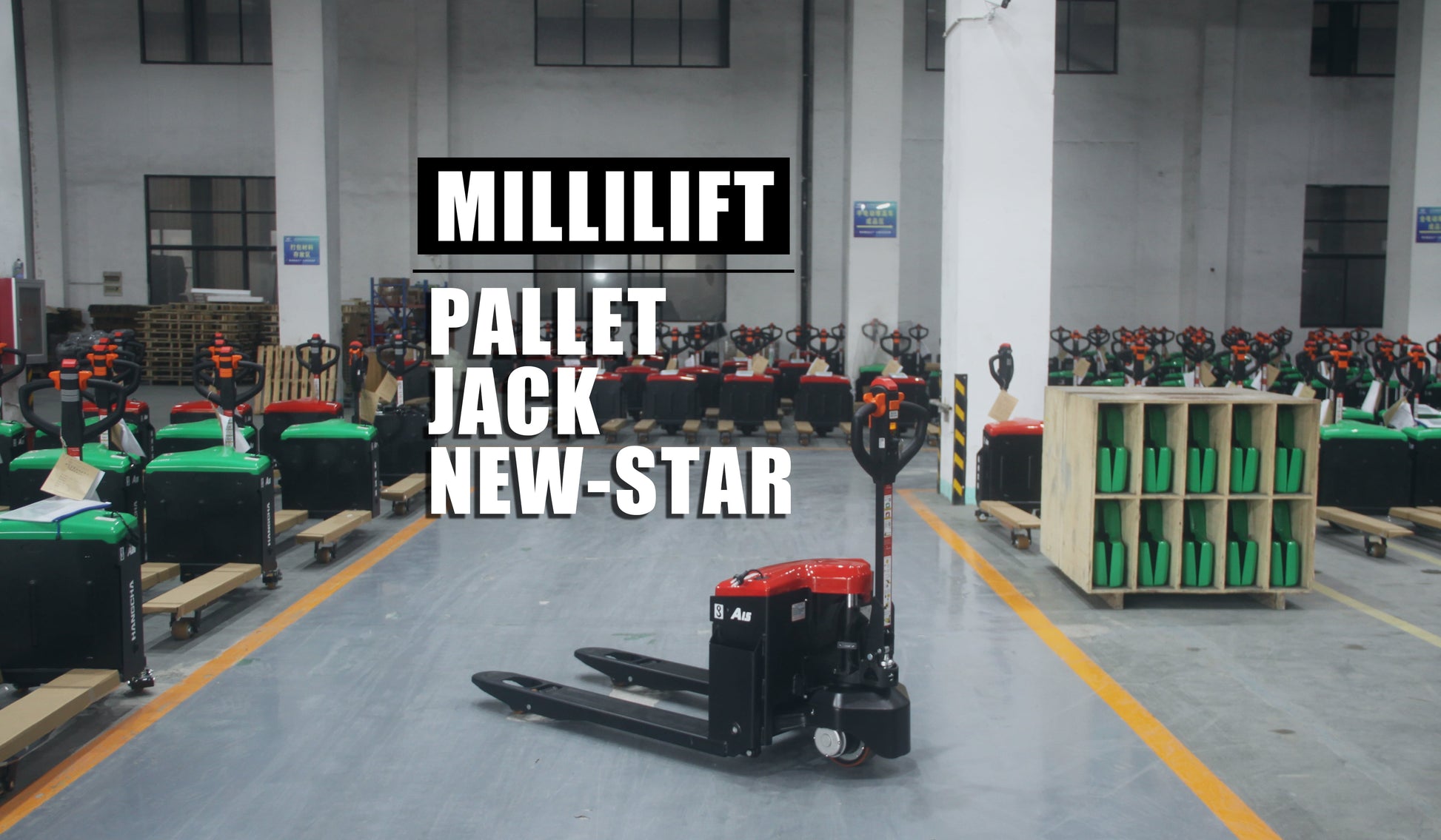 MILLILIFT CBD15-WD-I-K 3300 lb Max Weight 45 in x 27 in, Electric Pallet Truck