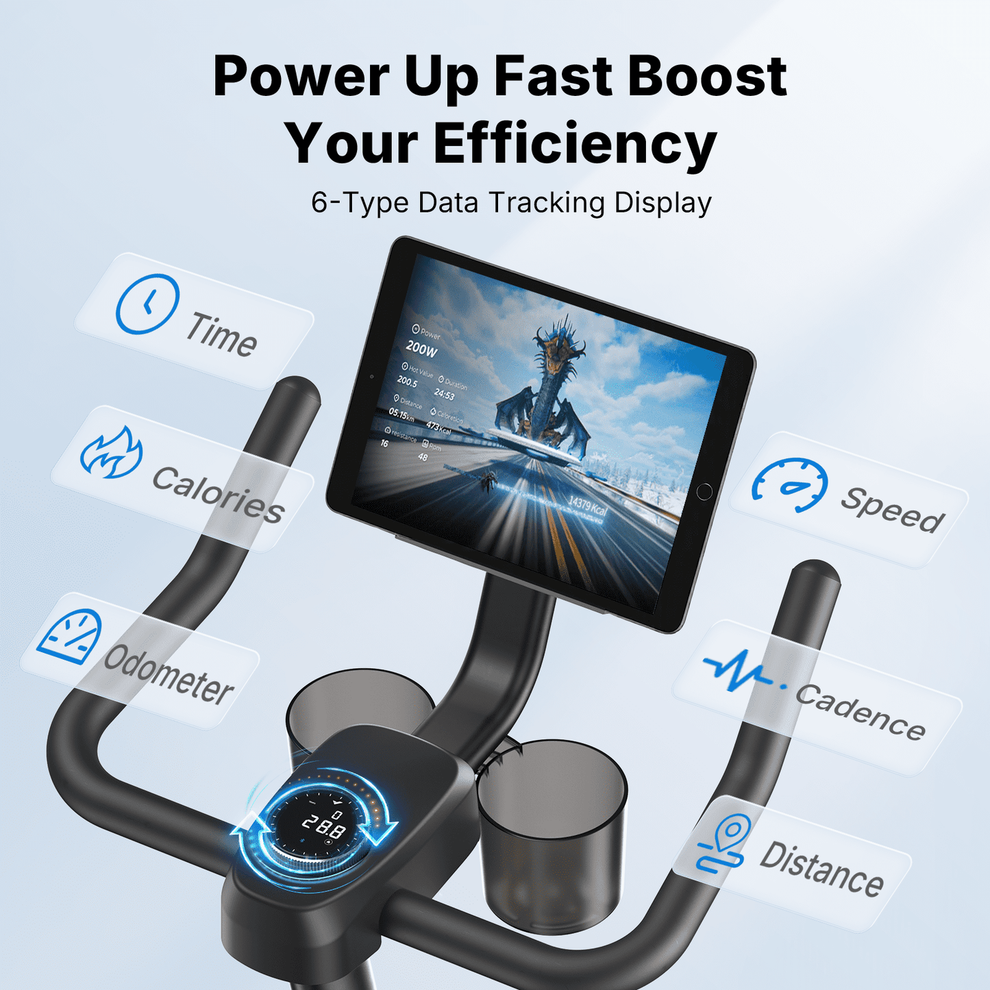 MERACH Stationary Exercise bike with Exclusive Free APP, Indoor Cycling Bicycle with 330lbs Weight Capacity, Silent Belt Drive and Comfortable Seat Cushion for Home Cardio Workout 35 Lbs Flywheel