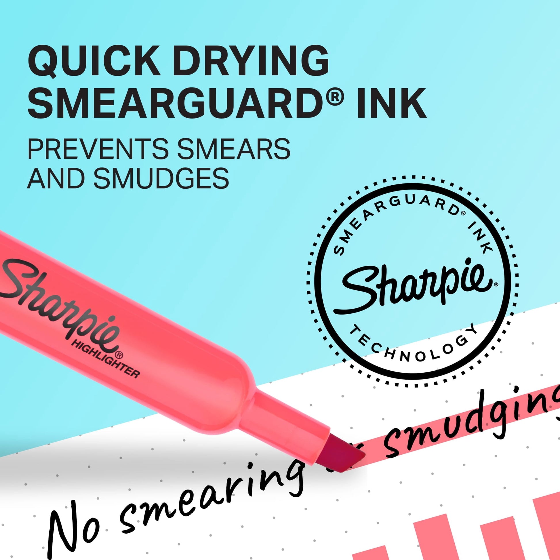 Sharpie Tank-Style Highlighters, Chisel Tip, Assorted, 4 Count