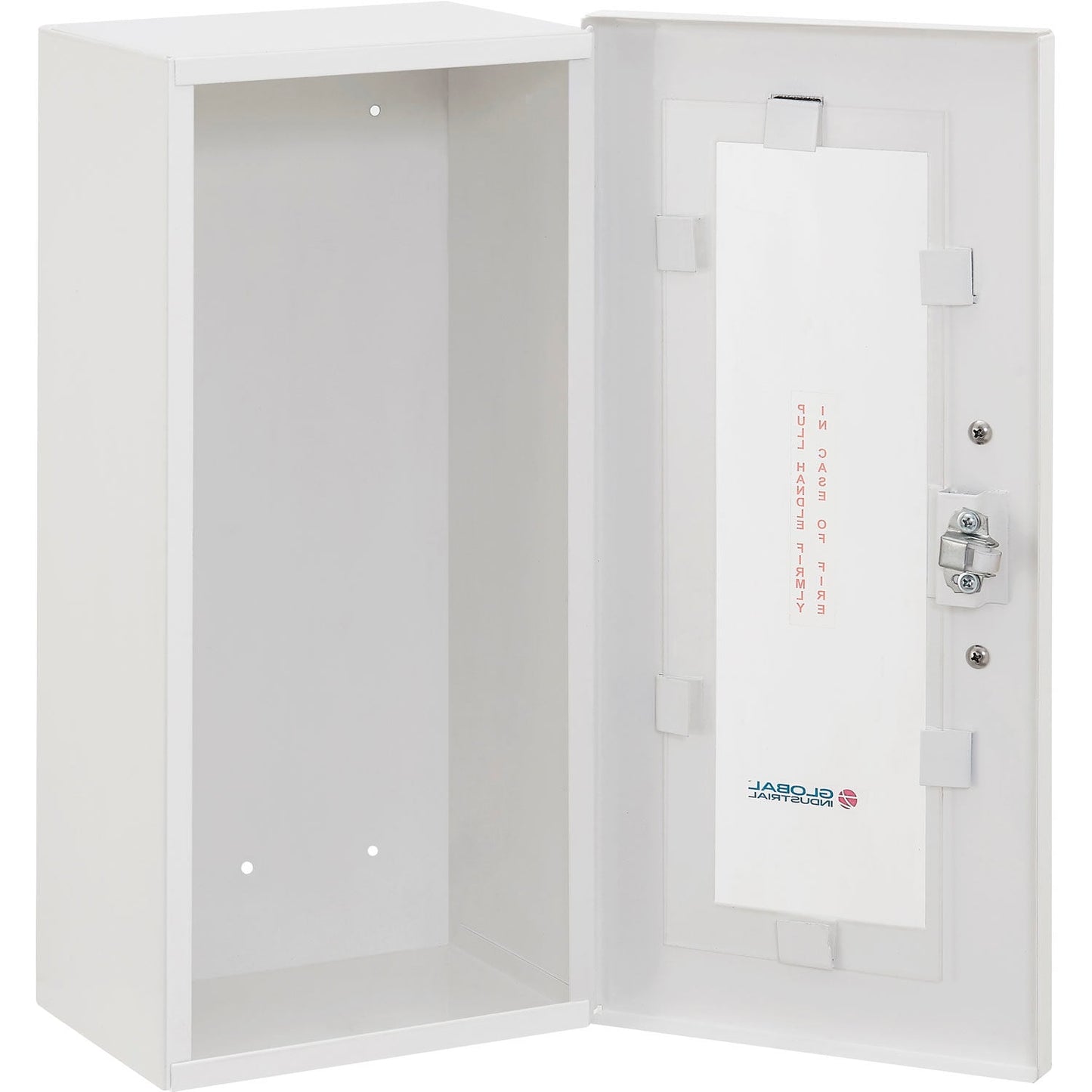 Global Industrial Fire Extinguisher Cabinet, Surface Mount, Fits 2-1/2-5 Lbs.
