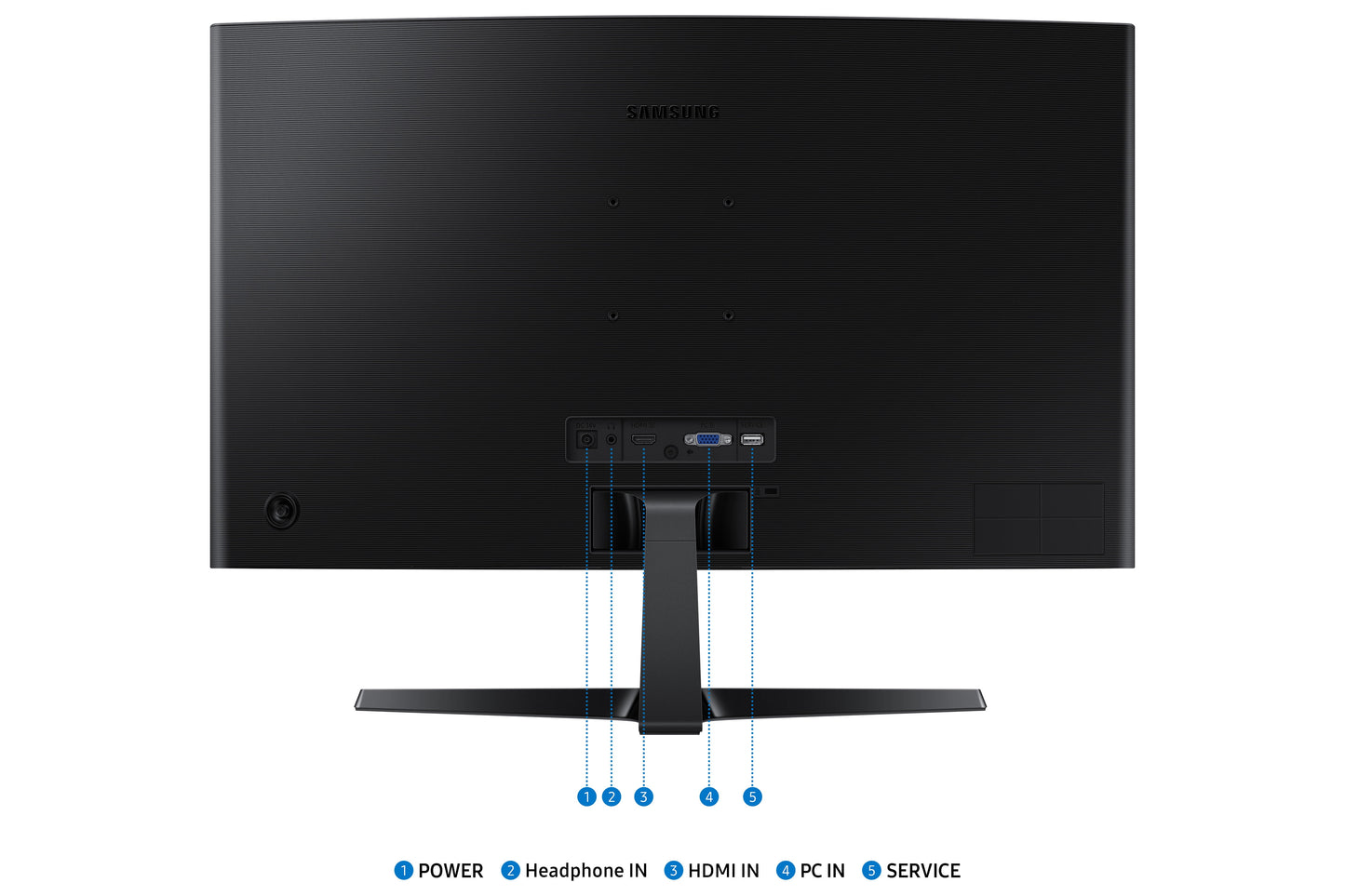 Samsung 27" Essential S3 (S36GD) FHD 100Hz Curved Monitor - LS27D36DGANXZA