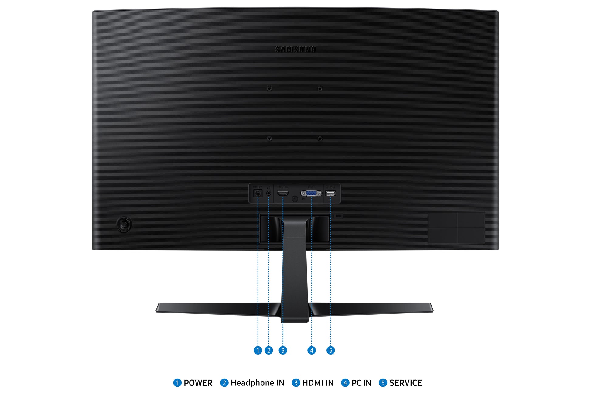 Samsung 27" Essential S3 (S36GD) FHD 100Hz Curved Monitor - LS27D36DGANXZA