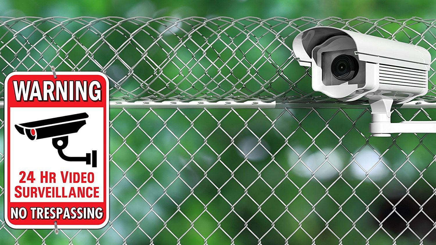 Signs Authority 24-h Video Rectangle Surveillance Warning Sign