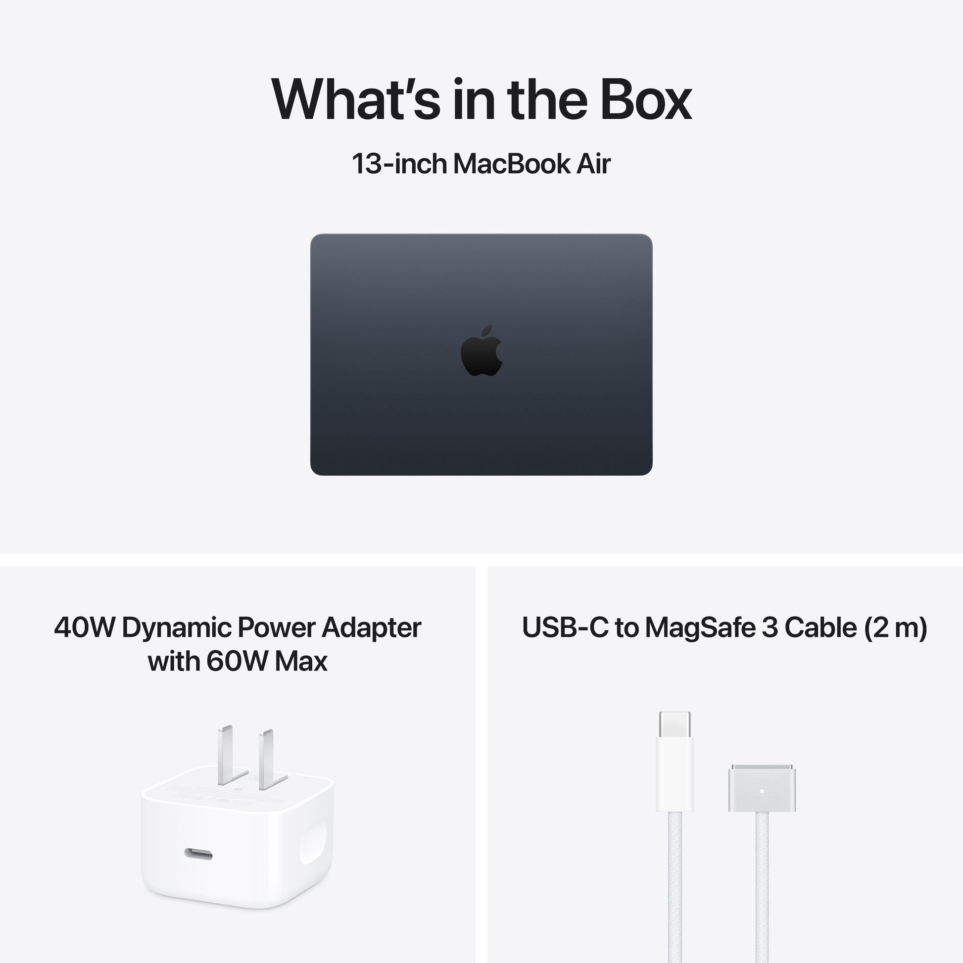 Apple 13" MacBook Air with M5 chip, 10 core CPU / 8 core GPU, 16GB Memory, 512GB SSD - Midnight