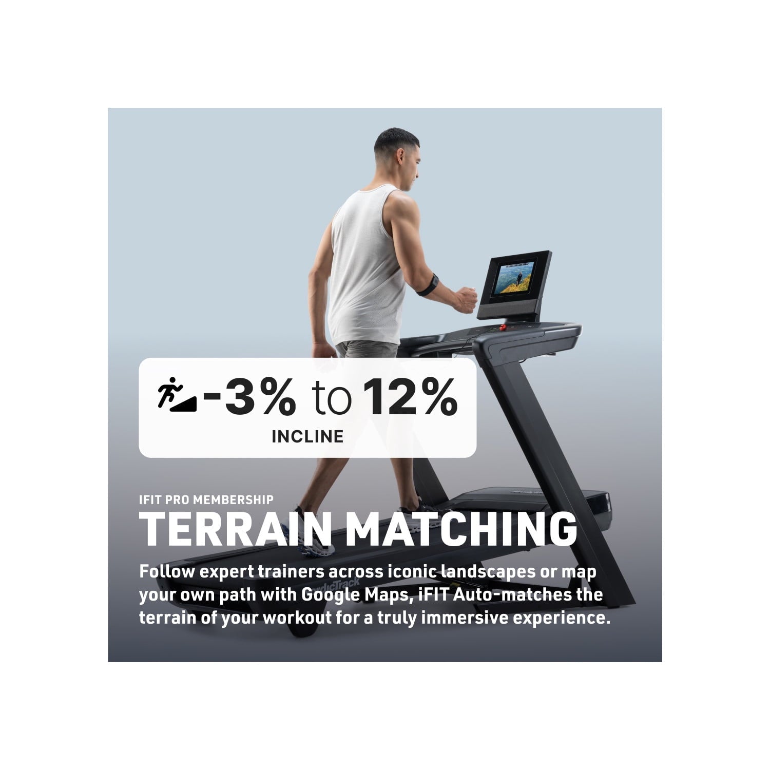 NordicTrack Commercial 1250: Folding Treadmill with Incline & Decline, 10" Smart HD Touchscreen, Bluetooth, Premium Features, iFIT Membership Required for Interactive Workouts, Streaming & More