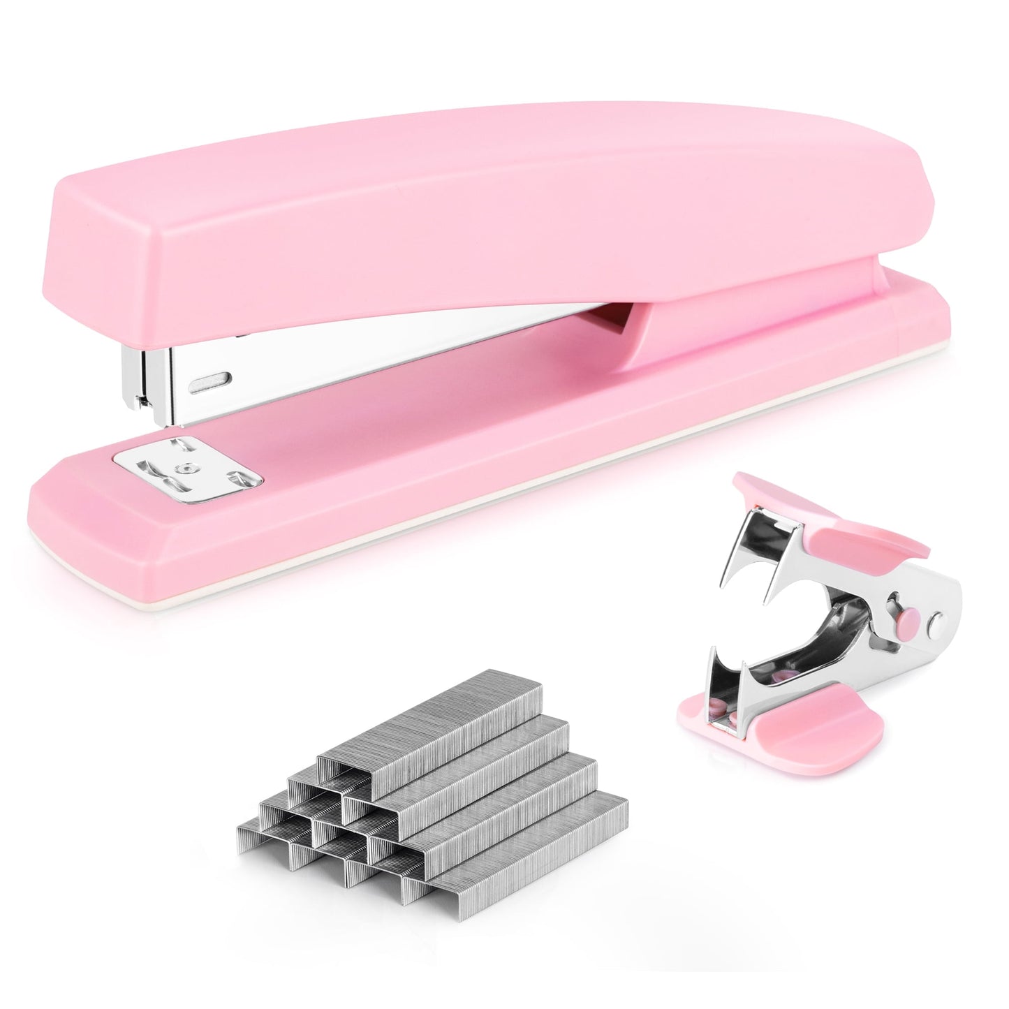 Deli Stapler, Desktop Stapler, Office Stapler, 20 Sheet Capacity, Includes 1000 Staples and Staple Remover, Black