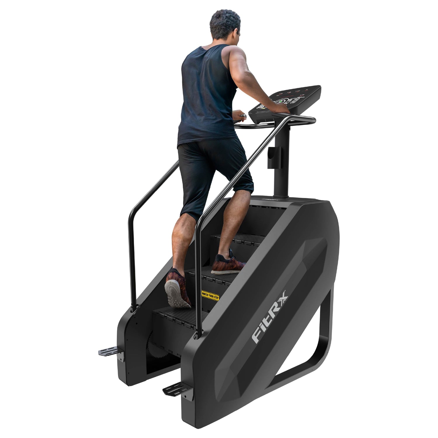 FitRx Stair Stepper, Summit Stair Climber Exercise Machine with LCD Display and 330 lb Capacity