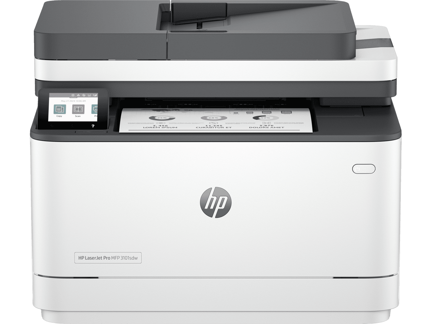 HP LaserJet Pro MFP 3101sdw Laser Printer, Black And White Mobile Print, Copy,