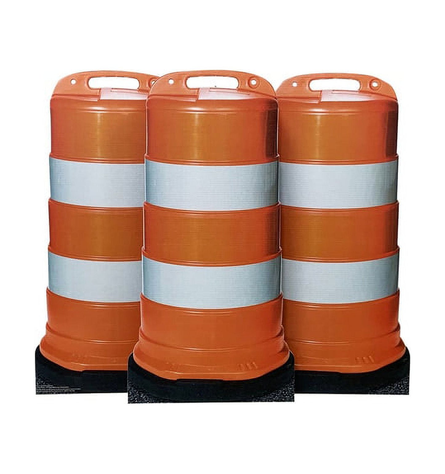 Lifesize Construction Barrels (Set of Three) Cardboard Cutout Standup