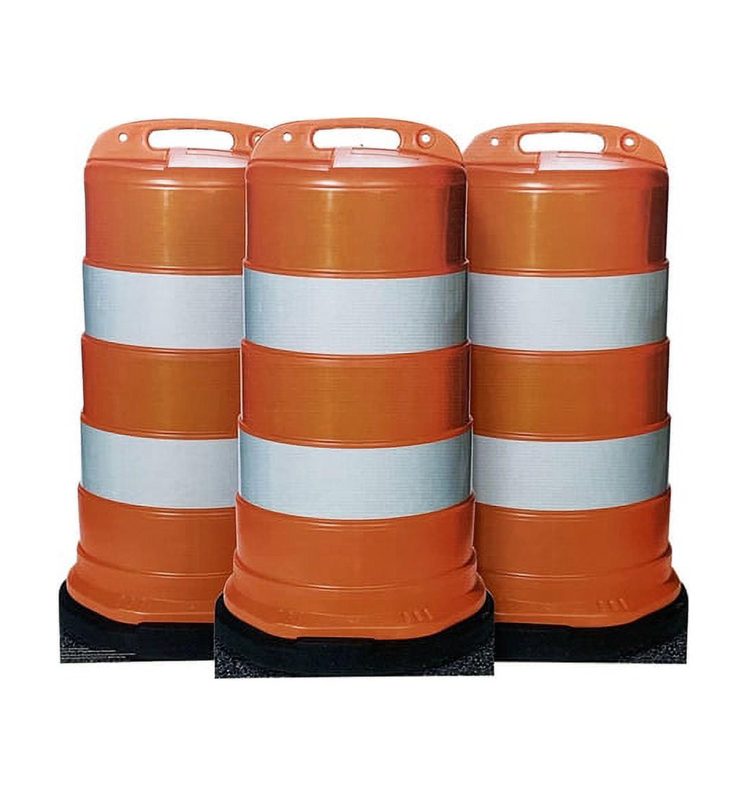 Lifesize Construction Barrels (Set of Three) Cardboard Cutout Standup
