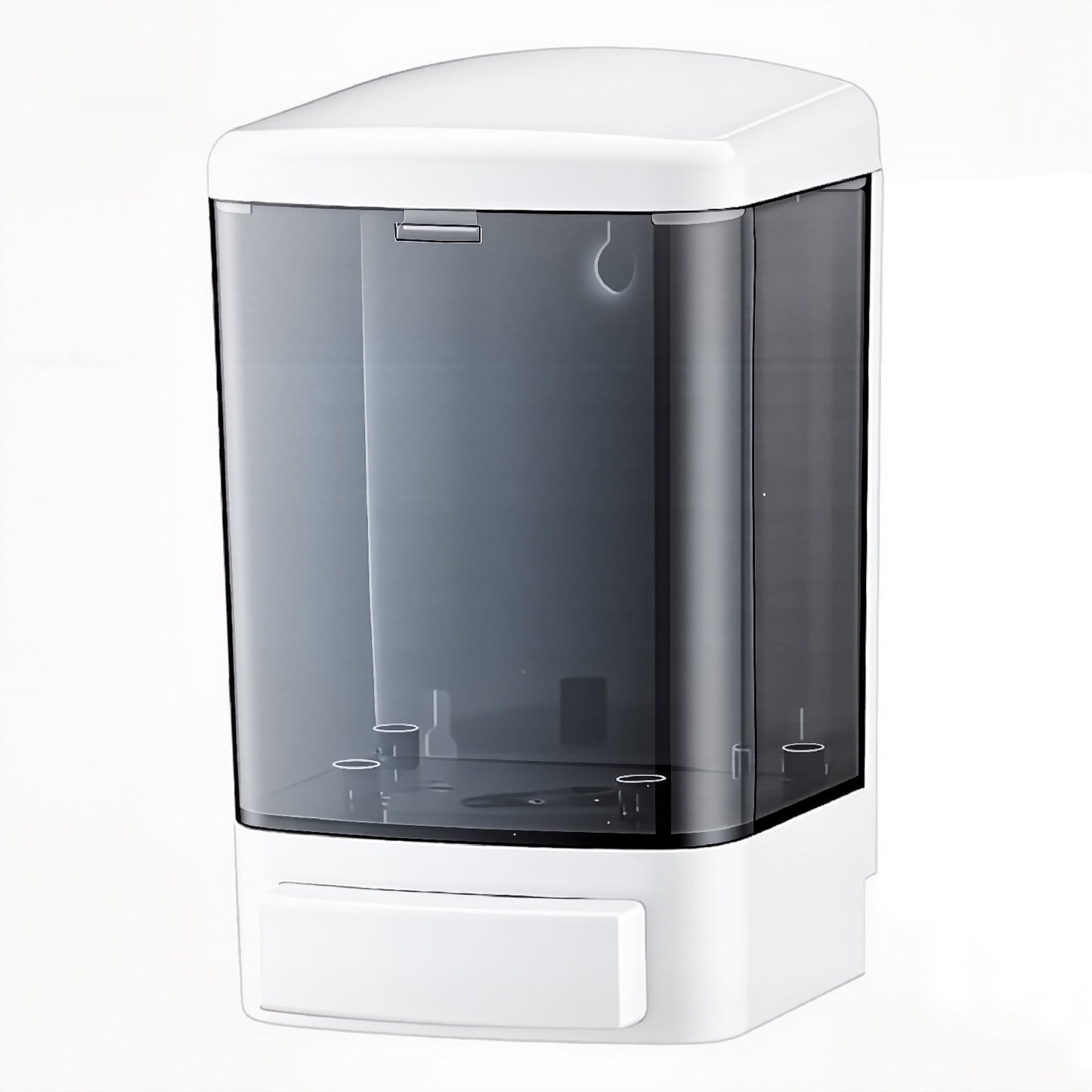 Manual Soap Dispenser Kitchen Bathroom Wall Mounted Commercial Soap Dispenser for Liquid Containers Shampoo Gel Chamber Plastic - (33.8 oz) 1000ml