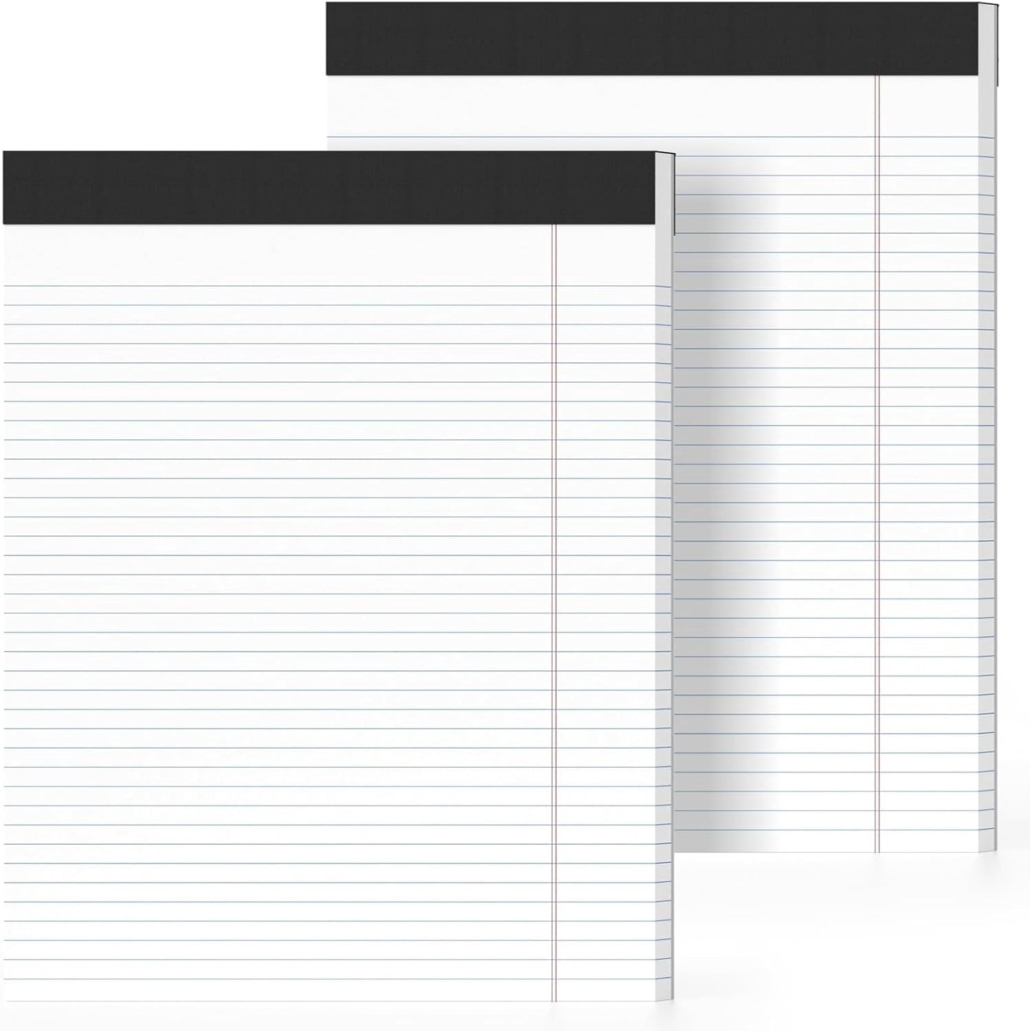 Maxxmarket Legal Writing Pads, 8.5 x 11 College Ruled Notepads, 30 Sheets per Pad, 2 pack