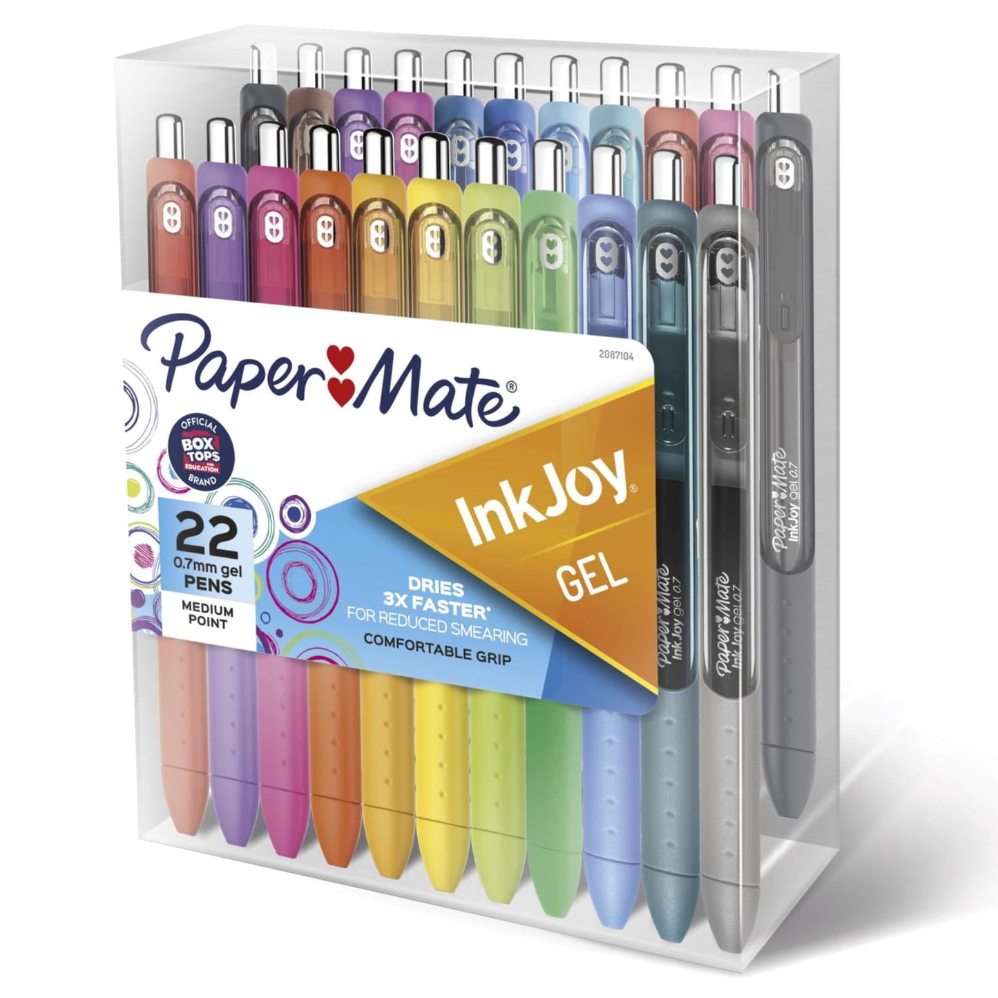 Paper Mate InkJoy Pens, Gel Pens, Medium Point (0.7mm), Assorted, 20 Count