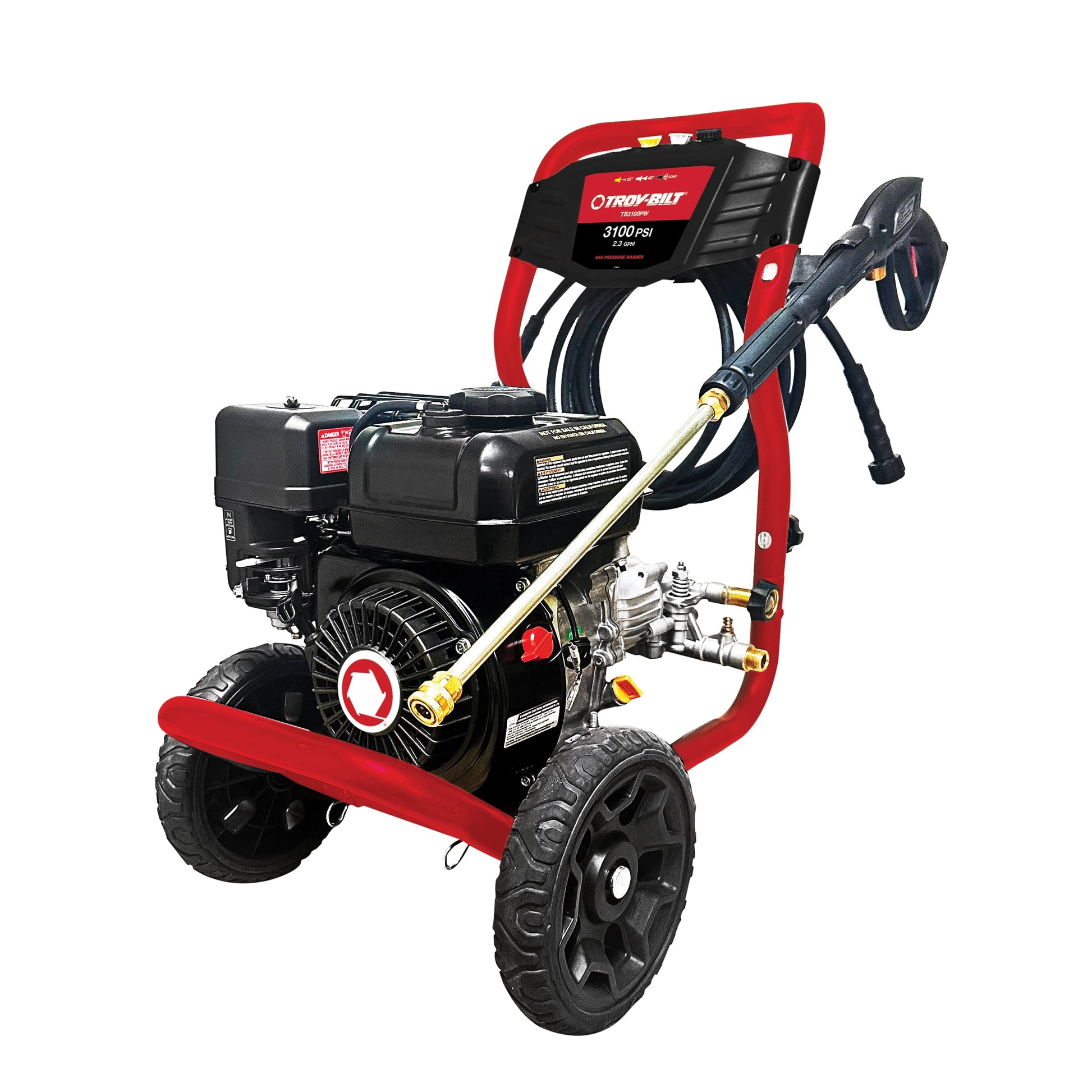Troy-Bilt 3100 Psi Gas Pressure Washer with Axial Cam Pump