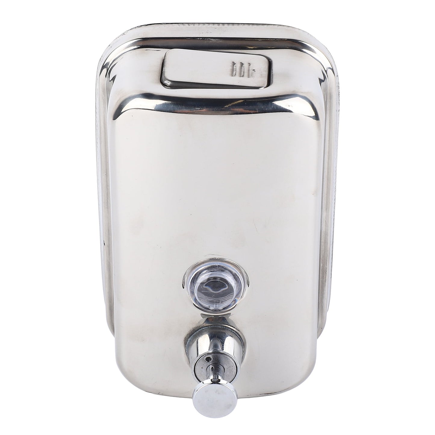 UsilkU Stainless Steel Wall Mounted Manual Soap Dispenser for Commercial & Hotel Restrooms, 16.9 oz / 500 ml