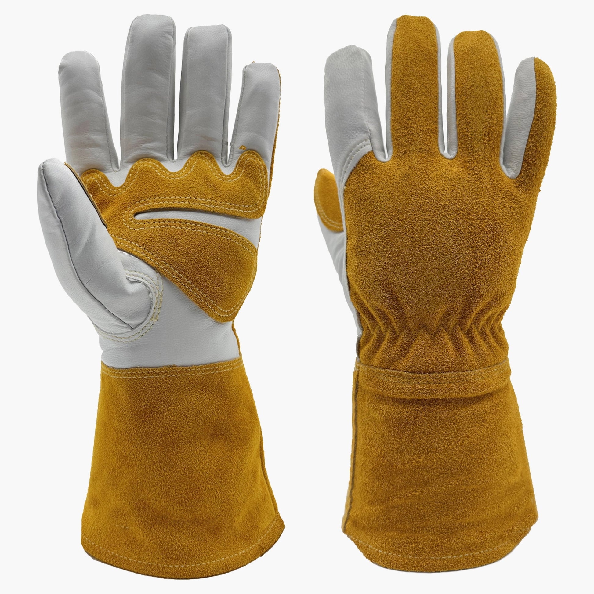 SorenCut Welding Gloves for Men 932°F Fireproof Thermal Wear-Resistant 13 Inch XL for MIG Oven Grill Fireplace
