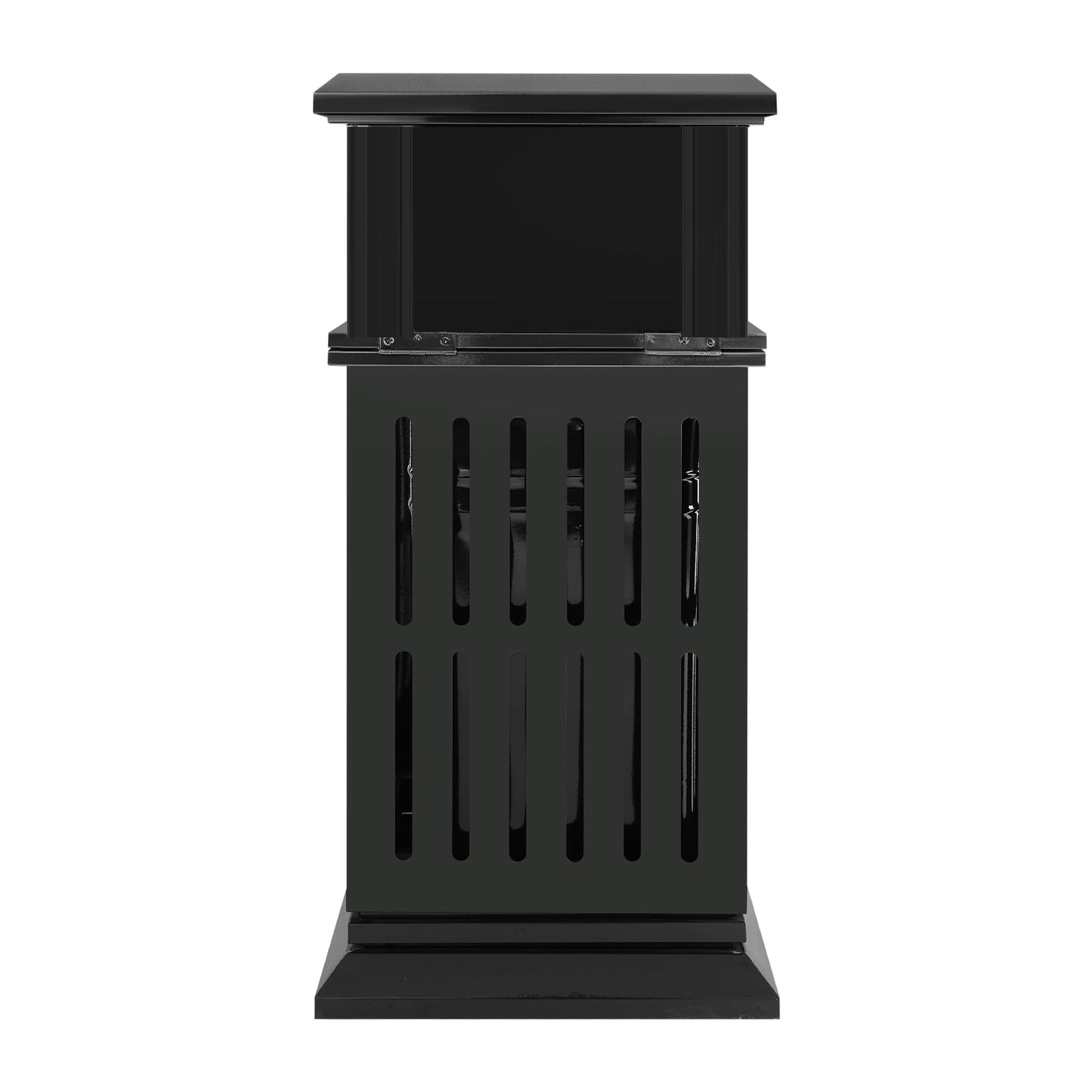 DDBESSIC Outdoor Trash Can Commercial Garbage Bin Heavy Duty Industrial Yard Garage Waste Container 15.74x15.74x35.43 in