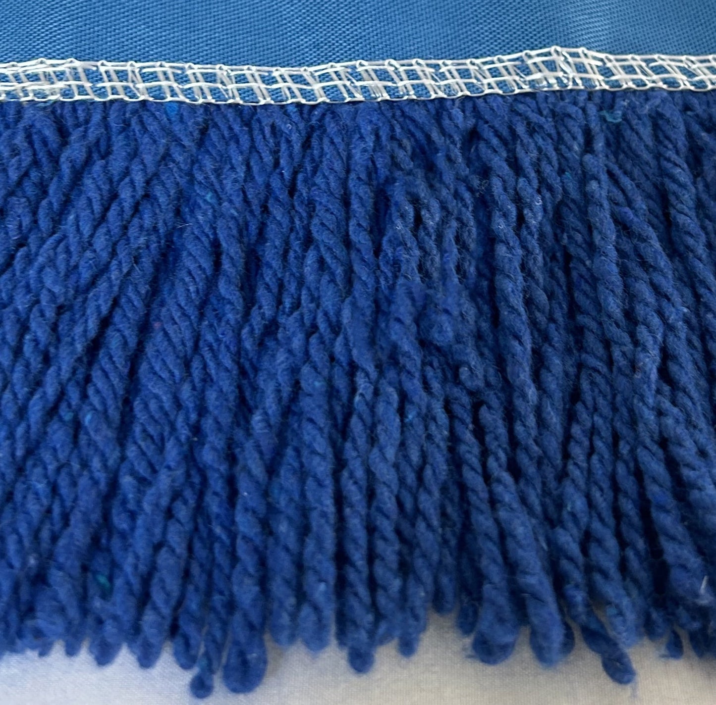 Industrial Dust Mop Kit – Includes 60 Inch Blue Twisted Closed Loop Mop Head, Wood Handle, and Heavy-Duty Wire Frame – Commercial Grade for Janitorial & Facility Cleaning