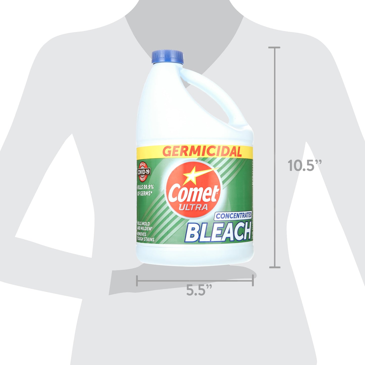 Comet Germicidal Bleach 121 oz Unscented