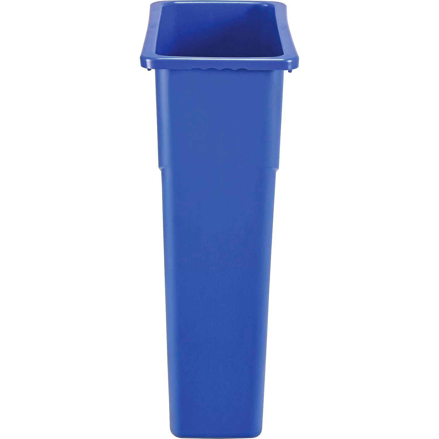 Global Industrial Slim Trash Container, 23 Gallon, Blue