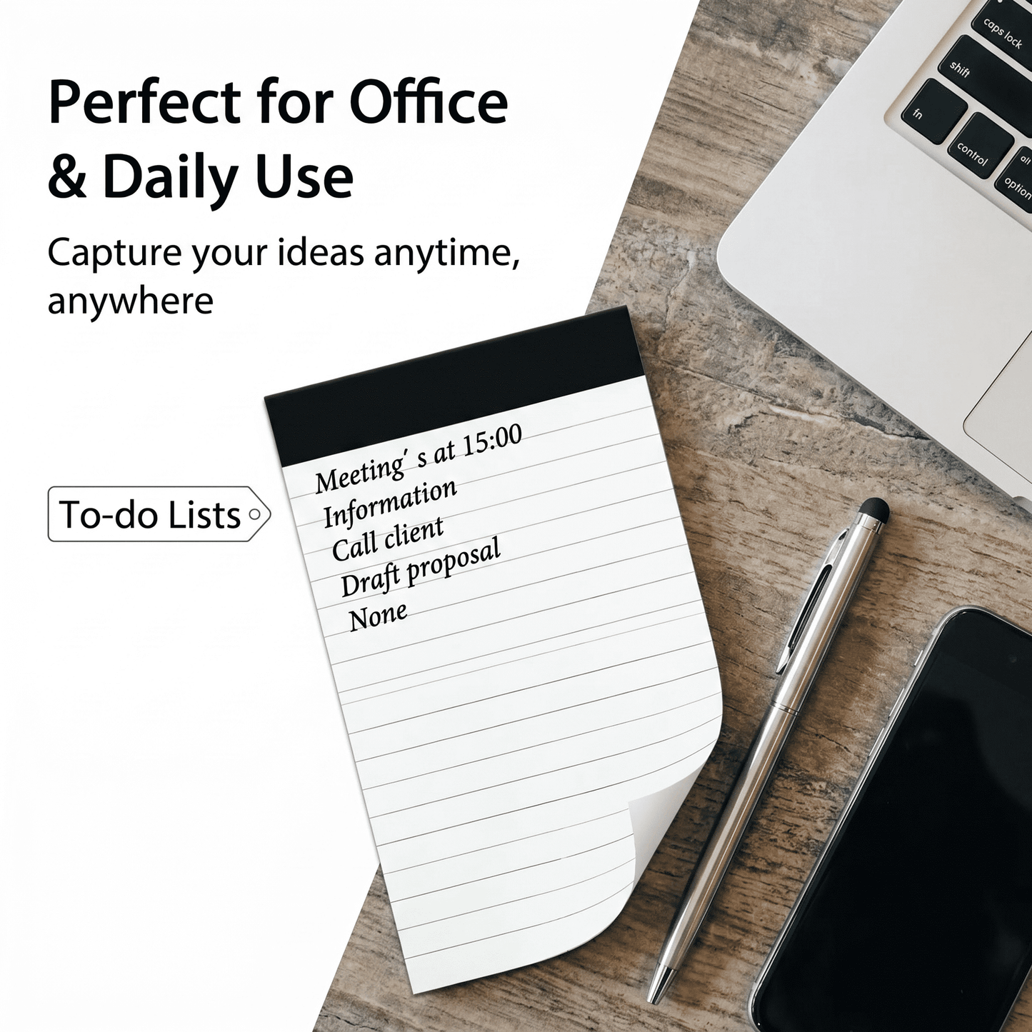 TAVENE 12 Pack Small Notepads, 3 x 5 Inch Lined Memo Pads, 30 Sheets Each, Desk Writing Pads for Office Use