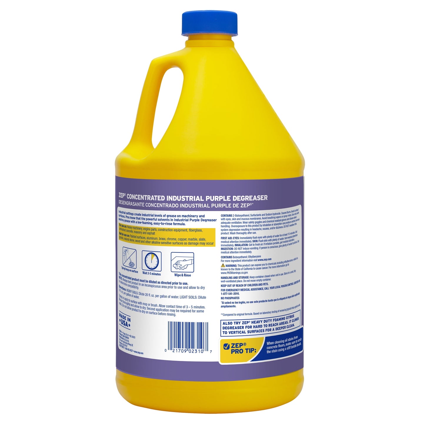 Zep Industrial Purple Degreaser Concentrate 128 fl oz All Purpose Cleaner