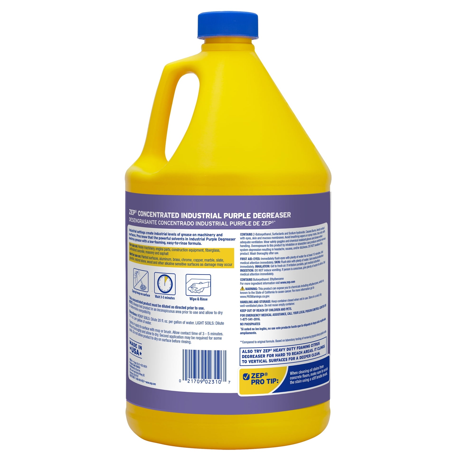 Zep Industrial Purple Degreaser Concentrate 128 fl oz All Purpose Cleaner