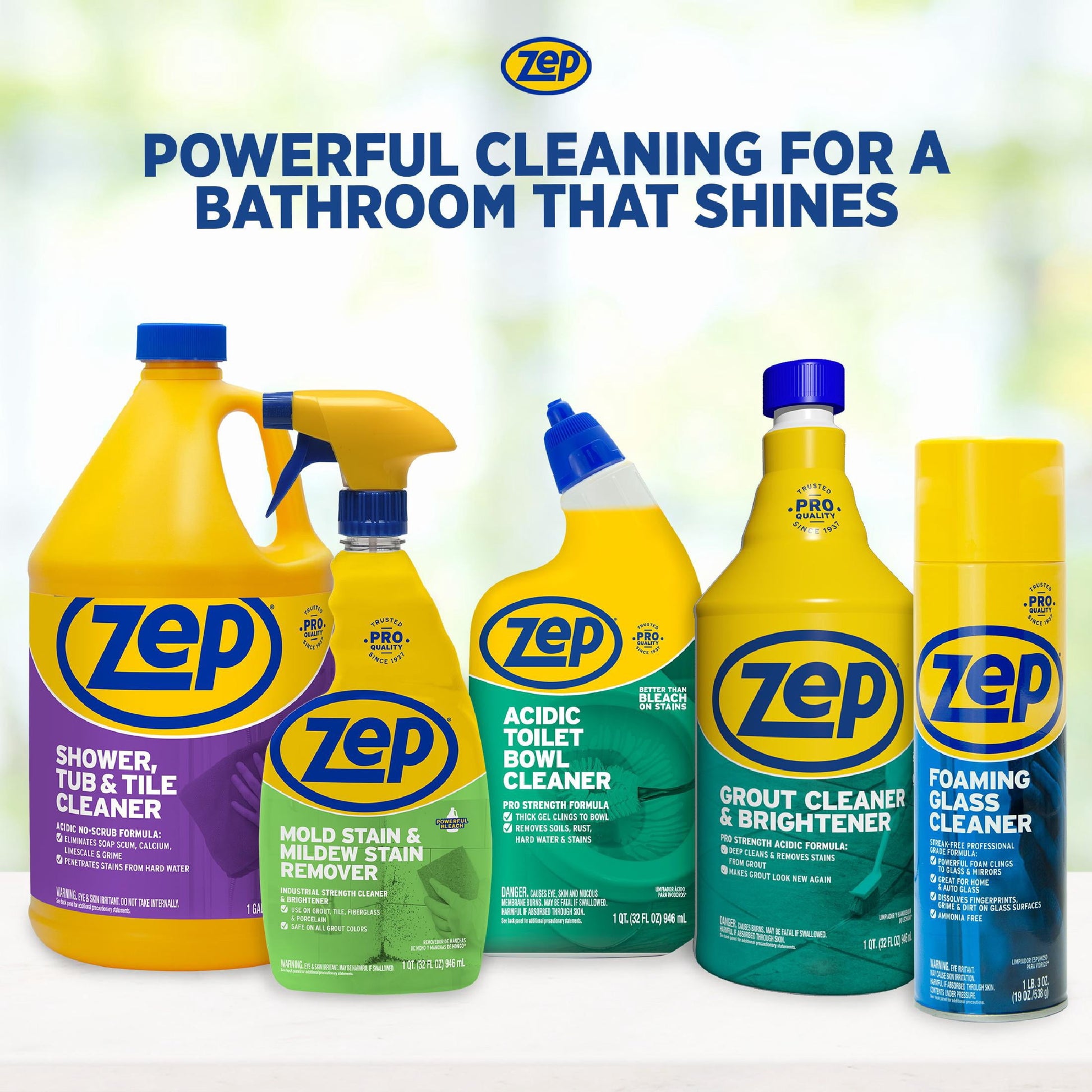 Zep Pro Strength 32 FL OZ Acidic Toilet Bowl Cleaner With Winter Green Fragrance