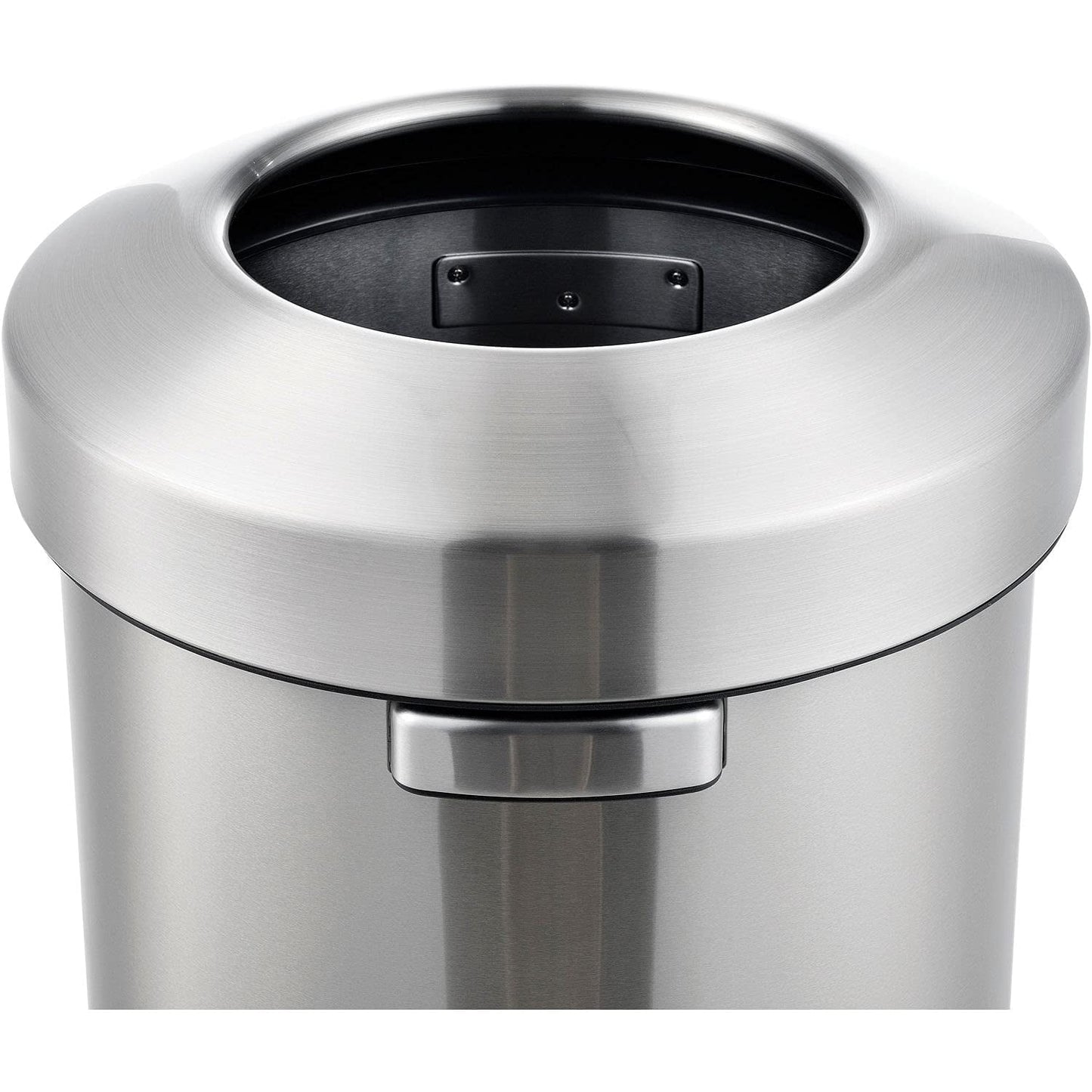 Global Industrial Stainless Steel Round Open Top Trash Can 21 Gallon
