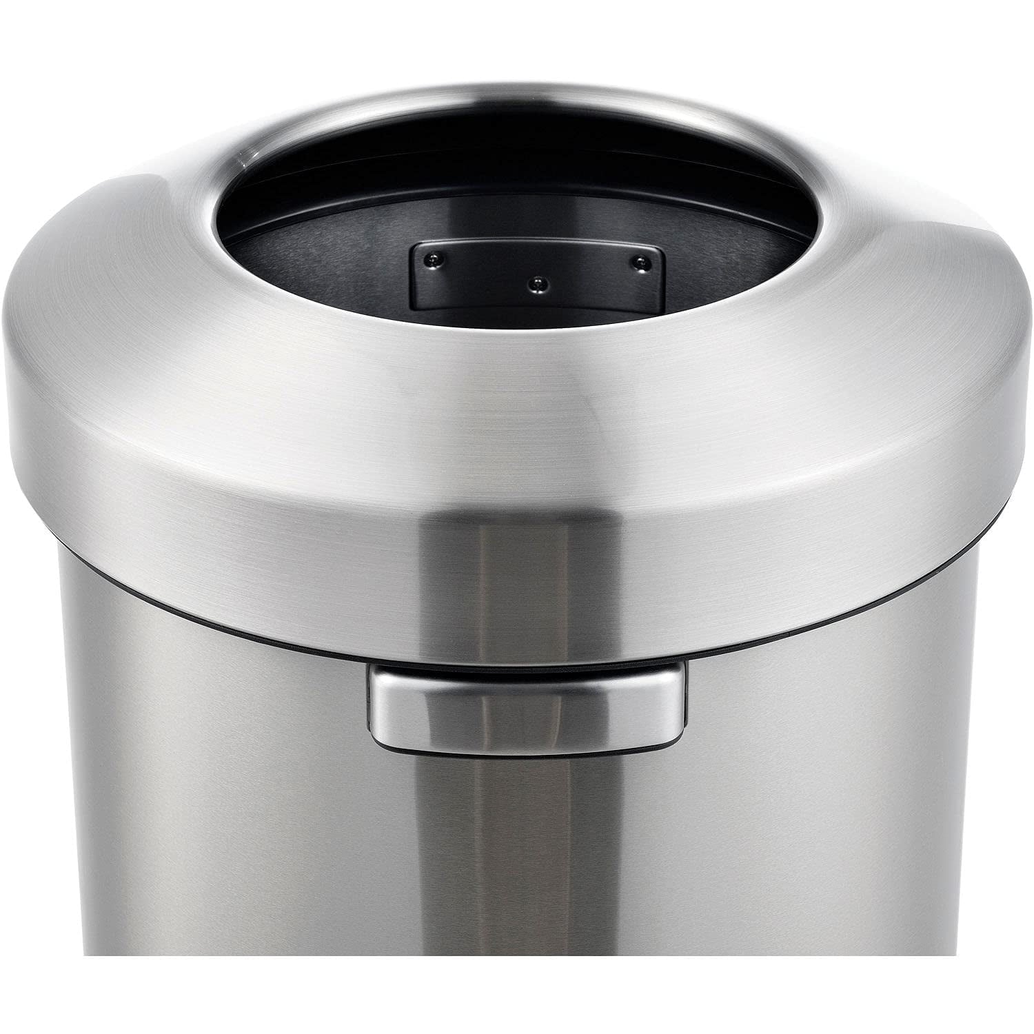 Global Industrial Stainless Steel Round Open Top Trash Can 21 Gallon