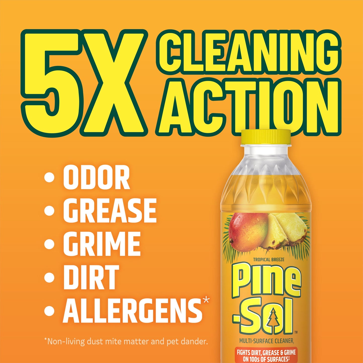 Pine-Sol Multi-Surface Cleaner, Tropical Breeze, 48 Fluid Ounces