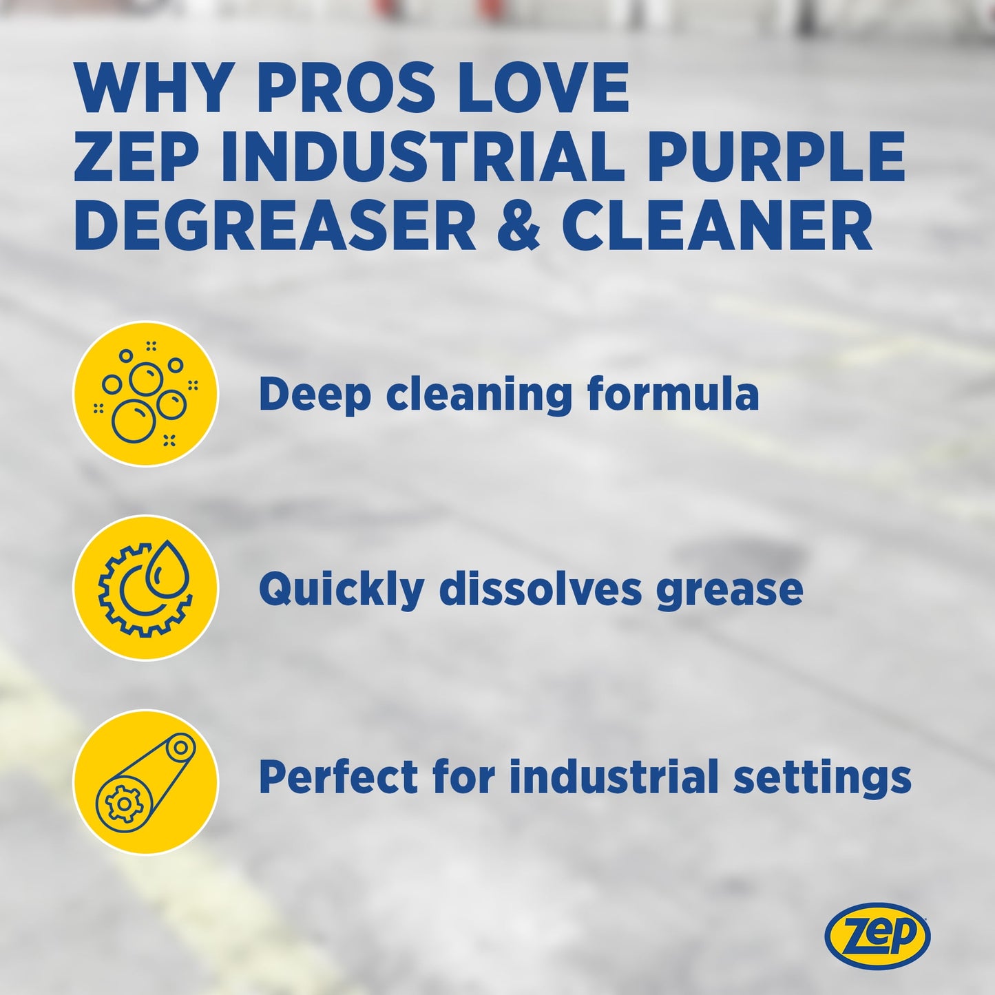 (4 pack) Zep Industrial Purple Cleaner And Degreaser Concentrate - 32 oz. (Case of 4) R423104 - Powerful Deep Cleaner For aGarages, Engines, and Concrete